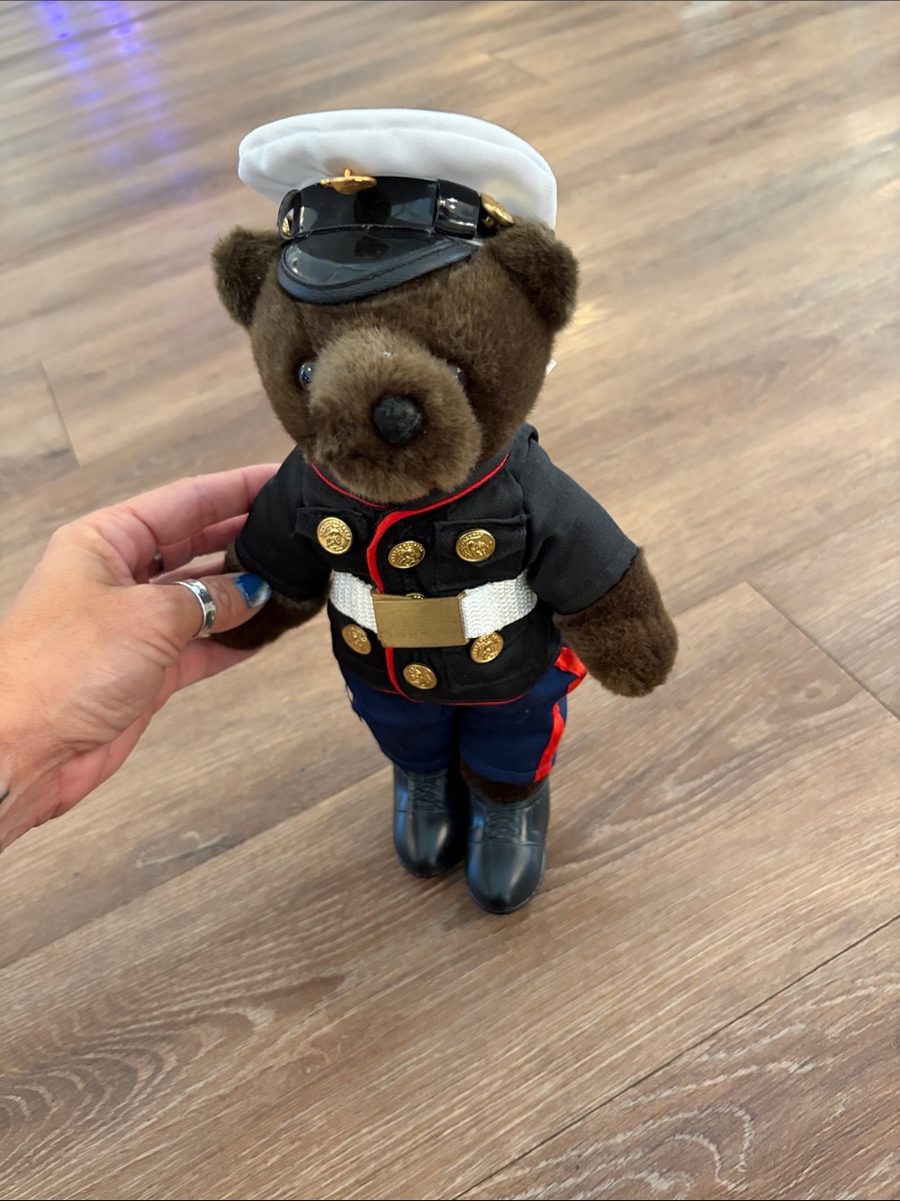 Vintage 1989 marine bear forces of America
